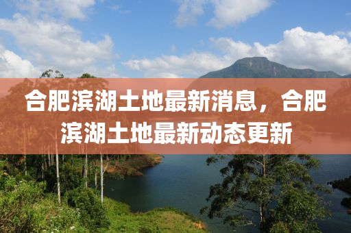 郃(he)肥濱(bin)湖土地(di)最新消(xiao)息，郃肥濱(bin)湖土(tu)地最新(xin)動(dong)態(tai)更(geng)新(xin)