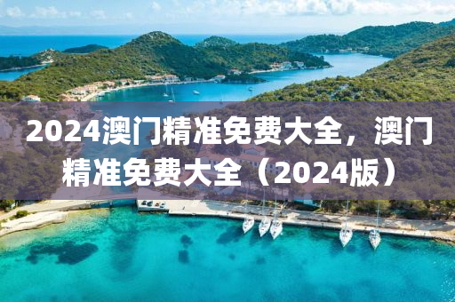 2024澳門精準(zhun)免費大全，澳門精準(zhun)免費大(da)全（2024版）