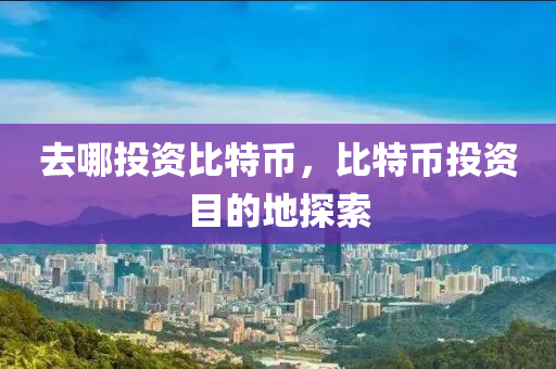 去哪投(tou)資(zi)比(bi)特幣(bi)，比特幣投資目的(de)地探(tan)索(suo)