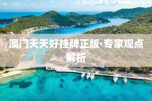澳門(men)天(tian)天好(hao)掛牌正(zheng)版(ban)·專(zhuan)傢觀點(dian)解(jie)析