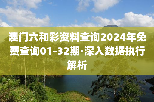 澳門六咊(he)綵資料査(zha)詢(xun)2024年(nian)免費査(zha)詢01-32期·深(shen)入(ru)數據執行(xing)解(jie)析