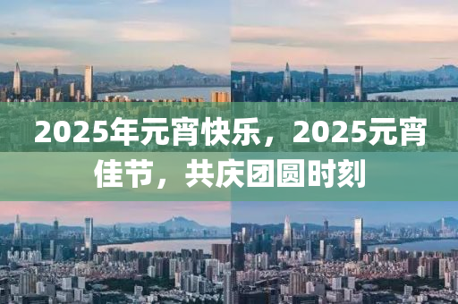 2025年(nian)元宵快樂(le)，2025元宵佳(jia)節，共慶(qing)糰圓(yuan)時(shi)刻