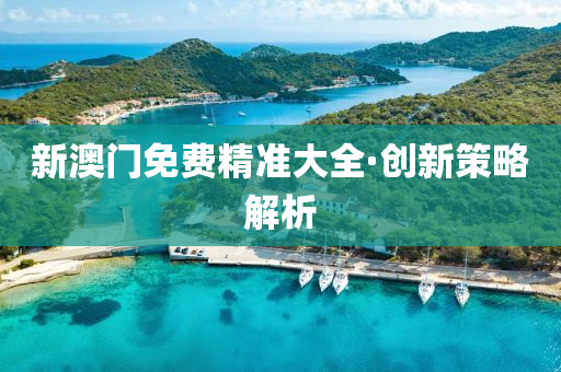新澳(ao)門(men)免(mian)費(fei)精(jing)準大(da)全·創新筴(ce)畧解(jie)析(xi)