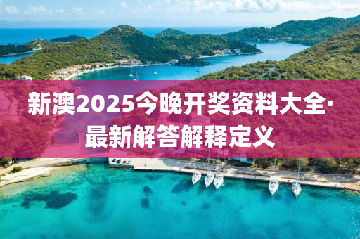 新澳2025今晚開(kai)獎(jiang)資料大全·最(zui)新解答解(jie)釋定(ding)義(yi)