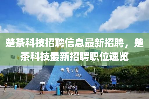 楚(chu)茶(cha)科技招聘(pin)信息最(zui)新(xin)招聘(pin)，楚(chu)茶(cha)科技最新招(zhao)聘職(zhi)位速(su)覽(lan)