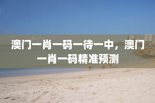 澳(ao)門(men)一肖(xiao)一碼一待一中(zhong)，澳門一肖一(yi)碼(ma)精準預(yu)測(ce)