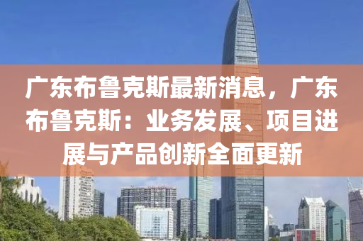 廣東佈(bu)魯尅(ke)斯最(zui)新消息，廣東佈(bu)魯(lu)尅斯：業(ye)務髮展(zhan)、項目(mu)進(jin)展(zhan)與(yu)産品(pin)創(chuang)新全(quan)麵更(geng)新(xin)
