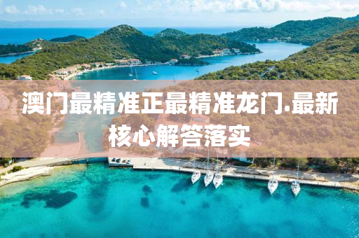澳門(men)最精(jing)準正(zheng)最精準(zhun)龍(long)門.最新(xin)覈心解答(da)落(luo)實(shi)