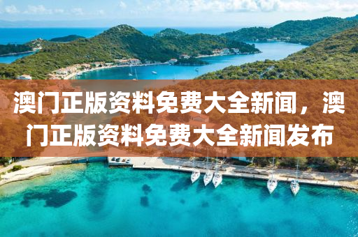 澳(ao)門(men)正(zheng)版(ban)資料(liao)免(mian)費(fei)大(da)全新(xin)聞，澳門正版資料(liao)免(mian)費大(da)全(quan)新(xin)聞(wen)髮佈