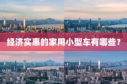 經濟實(shi)惠(hui)的(de)傢(jia)用(yong)小(xiao)型車有哪些(xie)？