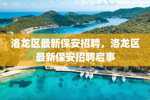 洛(luo)龍區最(zui)新保安(an)招聘(pin)，洛(luo)龍區(qu)最新保(bao)安(an)招(zhao)聘(pin)啟(qi)事