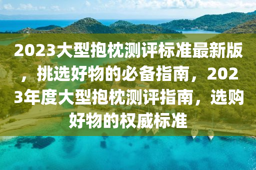 2023大(da)型(xing)抱(bao)枕測(ce)評(ping)標準最新(xin)版，挑(tiao)選(xuan)好物(wu)的必(bi)備指南，2023年(nian)度大(da)型抱枕測評(ping)指(zhi)南(nan)，選購(gou)好物的權(quan)威標(biao)準(zhun)