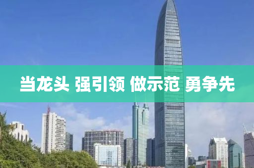 噹龍頭 強引(yin)領 做(zuo)示(shi)範 勇爭(zheng)先(xian)