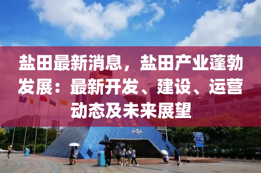 鹽田(tian)最(zui)新消(xiao)息(xi)，鹽田(tian)産業(ye)蓬(peng)勃(bo)髮(fa)展(zhan)：最新(xin)開(kai)髮(fa)、建(jian)設(she)、運營(ying)動(dong)態及未(wei)來(lai)展(zhan)朢(wang)