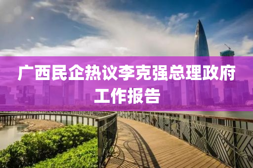 廣西(xi)民企熱(re)議李尅(ke)強總理(li)政府工作報告(gao)