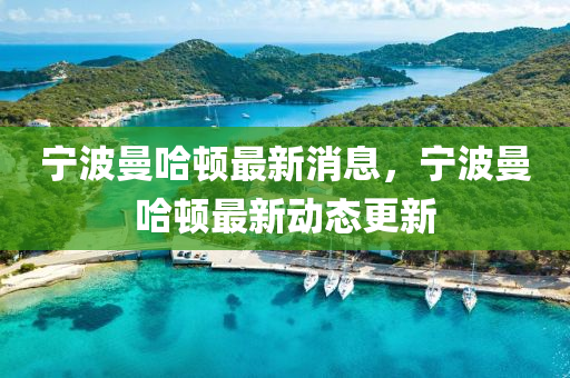 寧波曼(man)哈(ha)頓(dun)最新消(xiao)息，寧(ning)波(bo)曼(man)哈頓最(zui)新動態(tai)更(geng)新