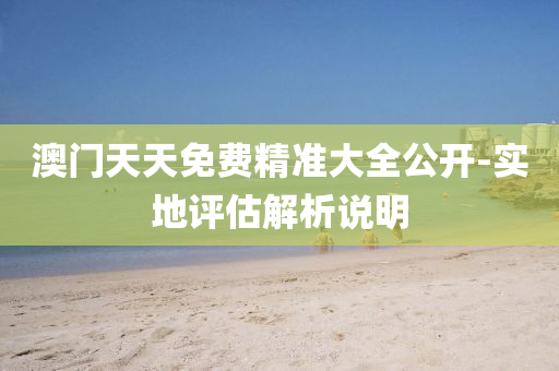 澳(ao)門天(tian)天(tian)免費精(jing)準大全(quan)公(gong)開-實(shi)地評估(gu)解(jie)析説(shuo)明