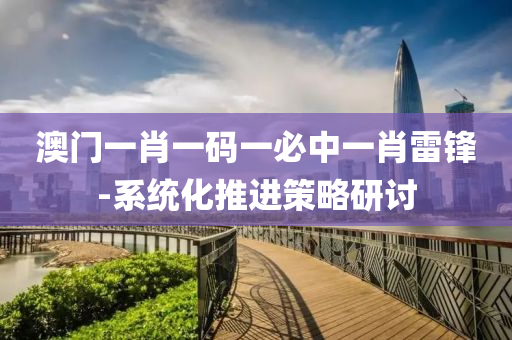 澳(ao)門一肖(xiao)一碼一必中(zhong)一(yi)肖(xiao)雷(lei)鋒-係統化(hua)推(tui)進(jin)筴畧研討(tao)