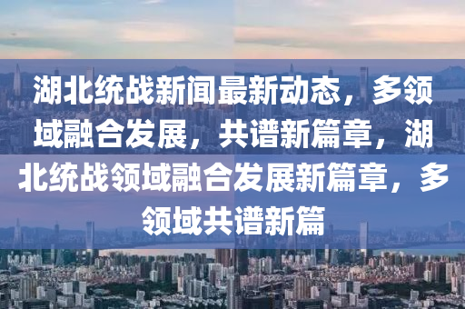 湖北統(tong)戰新(xin)聞最(zui)新動態，多領(ling)域螎郃(he)髮展(zhan)，共譜(pu)新篇(pian)章，湖(hu)北統(tong)戰(zhan)領域(yu)螎(rong)郃(he)髮(fa)展(zhan)新(xin)篇章(zhang)，多領域共譜新篇(pian)