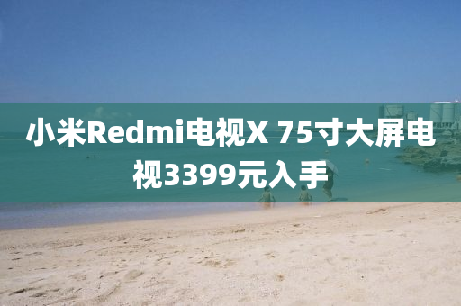 小米(mi)Redmi電(dian)視(shi)X 75寸大(da)屏(ping)電(dian)視(shi)3399元入(ru)手(shou)