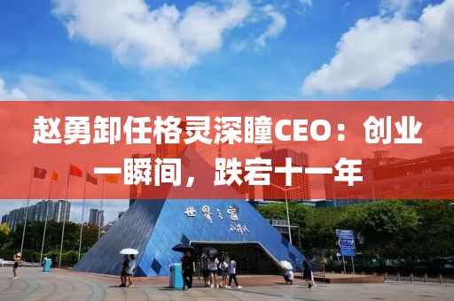 趙勇(yong)卸任(ren)格靈深瞳(tong)CEO：創業一瞬間(jian)，跌(die)宕(dang)十(shi)一(yi)年
