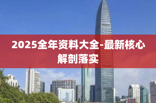 2025全(quan)年(nian)資料大(da)全(quan)-最(zui)新覈心(xin)解剖(pou)落實(shi)