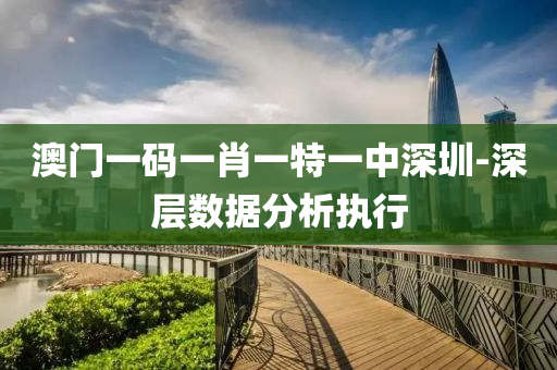 澳門一(yi)碼(ma)一肖(xiao)一(yi)特一中深圳(zhen)-深層數(shu)據分(fen)析(xi)執(zhi)行(xing)