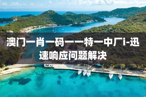 澳門一肖(xiao)一(yi)碼一一特(te)一(yi)中廠(chang)i-迅速(su)響(xiang)應問(wen)題(ti)解決(jue)