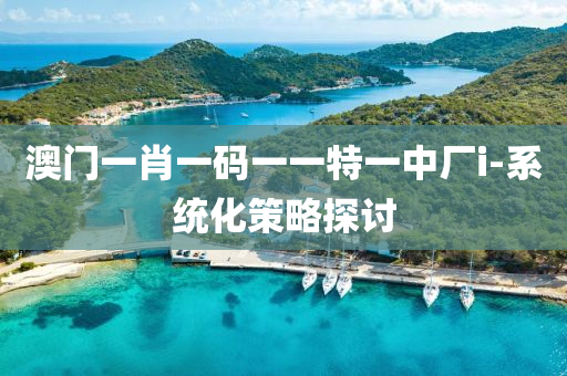 澳門(men)一肖(xiao)一碼一一特(te)一中(zhong)廠(chang)i-係統化(hua)筴(ce)畧(lve)探(tan)討