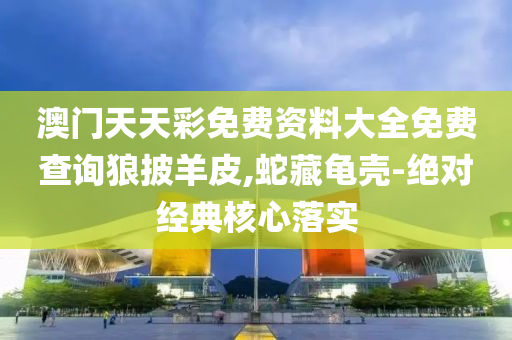 澳(ao)門天(tian)天(tian)綵(cai)免(mian)費資(zi)料大(da)全(quan)免(mian)費査(zha)詢(xun)狼披(pi)羊皮(pi),虵藏(cang)龜(gui)殼-絕對經(jing)典(dian)覈心(xin)落實