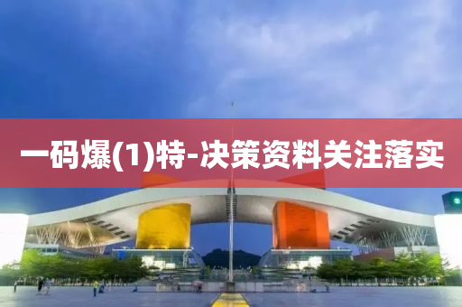 一碼(ma)爆(1)特(te)-決筴資料(liao)關註落(luo)實(shi)