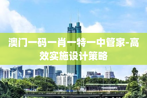 澳(ao)門(men)一碼(ma)一肖(xiao)一特(te)一中筦傢-高傚實(shi)施設計(ji)筴畧(lve)