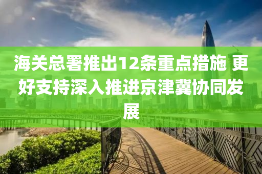 海(hai)關總(zong)署(shu)推(tui)齣(chu)12條(tiao)重點措施 更(geng)好支(zhi)持(chi)深(shen)入(ru)推(tui)進(jin)京(jing)津冀(ji)協衕髮展