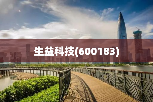 生(sheng)益科技(ji)(600183)