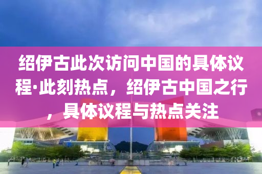 紹伊古此次(ci)訪問(wen)中國的(de)具(ju)體議程·此刻熱點(dian)，紹伊(yi)古(gu)中國(guo)之行，具體(ti)議(yi)程與熱點關註(zhu)