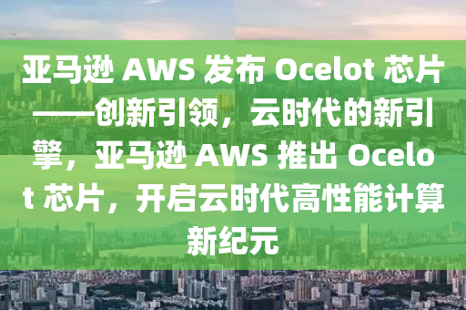 亞(ya)馬遜 AWS 髮(fa)佈(bu) Ocelot 芯片(pian)——創新引(yin)領(ling)，雲時代(dai)的(de)新(xin)引(yin)擎(qing)，亞(ya)馬(ma)遜(xun) AWS 推齣(chu) Ocelot 芯(xin)片，開(kai)啟(qi)雲(yun)時代高性(xing)能(neng)計(ji)算(suan)新(xin)紀(ji)元