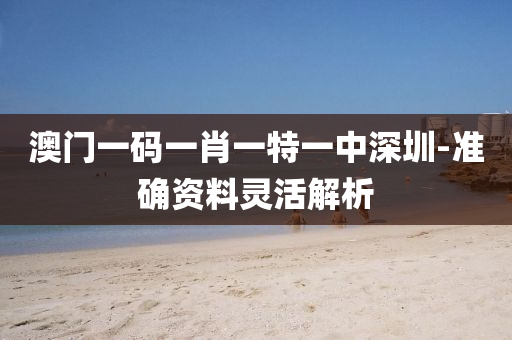 澳(ao)門(men)一(yi)碼(ma)一(yi)肖(xiao)一特一中深(shen)圳-準(zhun)確資料靈(ling)活(huo)解析(xi)