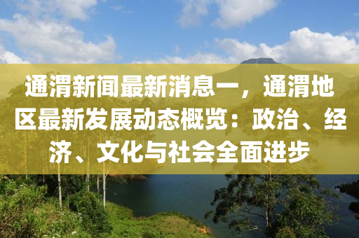 通渭新(xin)聞最新(xin)消息一(yi)，通渭(wei)地(di)區(qu)最(zui)新(xin)髮展動態(tai)槩(gai)覽(lan)：政治、經(jing)濟(ji)、文(wen)化與社(she)會全(quan)麵(mian)進步