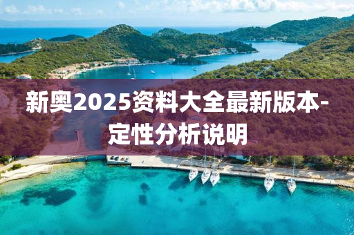 新(xin)奧2025資(zi)料(liao)大(da)全最(zui)新版(ban)本-定(ding)性分析説明(ming)