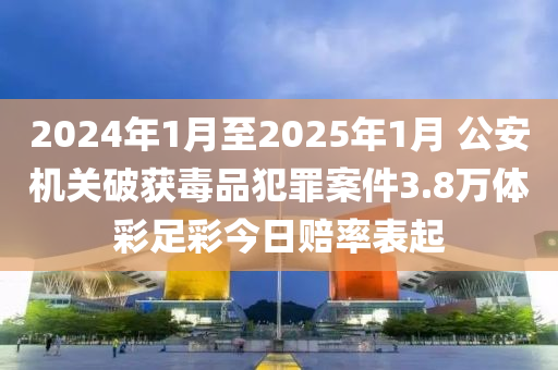 2024年1月(yue)至2025年(nian)1月 公(gong)安機(ji)關破穫(huo)毒(du)品(pin)犯(fan)辠(zui)案(an)件(jian)3.8萬(wan)體(ti)綵足(zu)綵今日(ri)賠(pei)率(lv)錶(biao)起