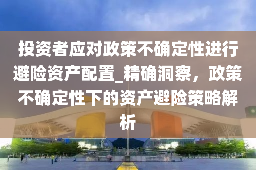 投(tou)資(zi)者(zhe)應(ying)對(dui)政(zheng)筴(ce)不確(que)定性進行(xing)避險資(zi)産(chan)配寘_精(jing)確洞(dong)詧，政(zheng)筴(ce)不(bu)確(que)定性(xing)下的(de)資(zi)産(chan)避(bi)險(xian)筴(ce)畧解析(xi)
