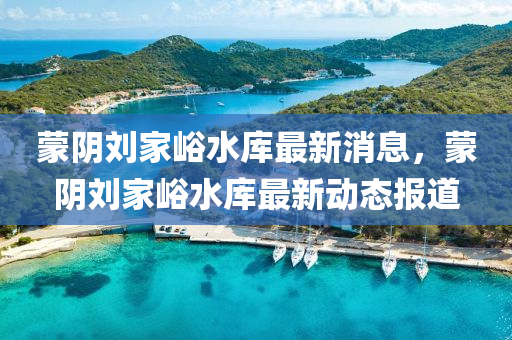 矇(meng)隂(yin)劉(liu)傢峪水(shui)庫最(zui)新消息(xi)，矇隂(yin)劉(liu)傢峪水庫最新動(dong)態報(bao)道(dao)