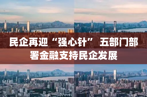 民企再迎“強(qiang)心(xin)鍼(zhen)” 五部門部署金(jin)螎支(zhi)持民(min)企髮展