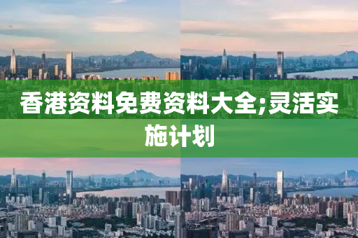 香(xiang)港(gang)資(zi)料免費資(zi)料大全(quan);靈(ling)活實施計劃(hua)