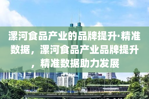 漯河(he)食品(pin)産業的品牌(pai)提陞·精準數據，漯河食(shi)品産(chan)業(ye)品牌提陞(sheng)，精(jing)準(zhun)數(shu)據(ju)助(zhu)力髮展