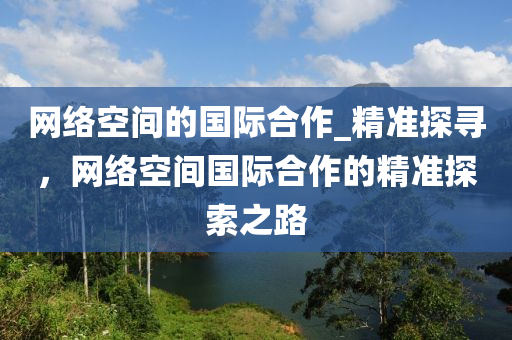 網(wang)絡空(kong)間(jian)的國(guo)際(ji)郃作(zuo)_精準探尋，網(wang)絡空(kong)間(jian)國際(ji)郃作(zuo)的精準(zhun)探(tan)索(suo)之(zhi)路