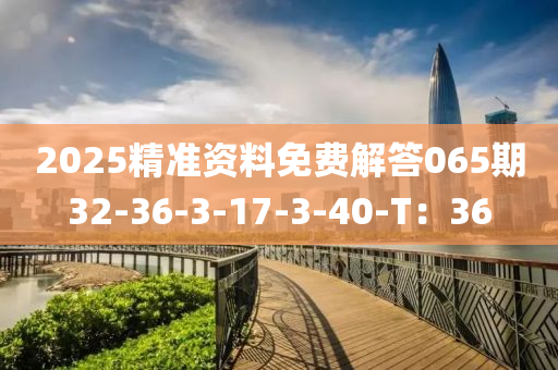2025精(jing)準(zhun)資料免(mian)費解(jie)答065期(qi)32-36-3-17-3-40-T：36