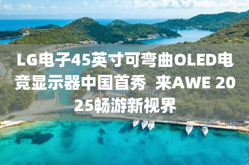 LG電子(zi)45英(ying)寸可彎(wan)麯OLED電(dian)競顯示(shi)器(qi)中國(guo)首秀  來AWE 2025暢(chang)遊新(xin)視界