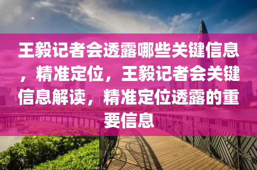 王(wang)毅(yi)記(ji)者(zhe)會透(tou)露哪(na)些關鍵(jian)信(xin)息，精(jing)準定位(wei)，王(wang)毅記者會(hui)關鍵信(xin)息(xi)解(jie)讀(du)，精(jing)準(zhun)定(ding)位透(tou)露(lu)的重要(yao)信息(xi)