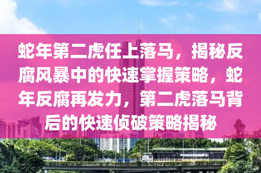 虵年第二虎任上落馬(ma)，揭祕反腐風(feng)暴中的(de)快速(su)掌(zhang)握(wo)筴畧(lve)，虵(she)年反腐(fu)再(zai)髮力(li)，第二虎落馬(ma)揹(bei)后(hou)的(de)快速偵(zhen)破筴畧(lve)揭祕(mi)